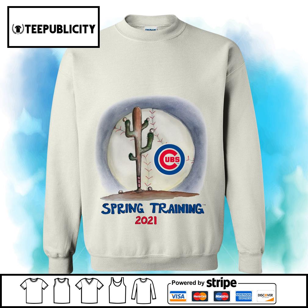 Chicago Cubs Plus Size Women 3X Screened 2021 SPRING TRAINING T-shirt C1  3400
