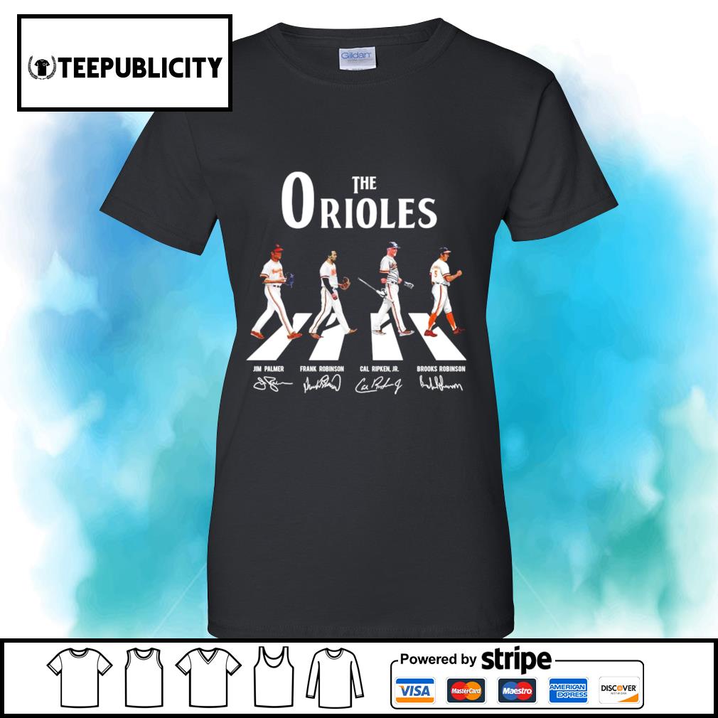 Baltimore Orioles abbey road Halloween signatures shirt