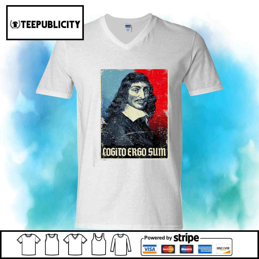 Cogito Ergo Sum Rene Descartes Principles Philosophy Vintage Shirt Hoodie Sweater Long Sleeve And Tank Top