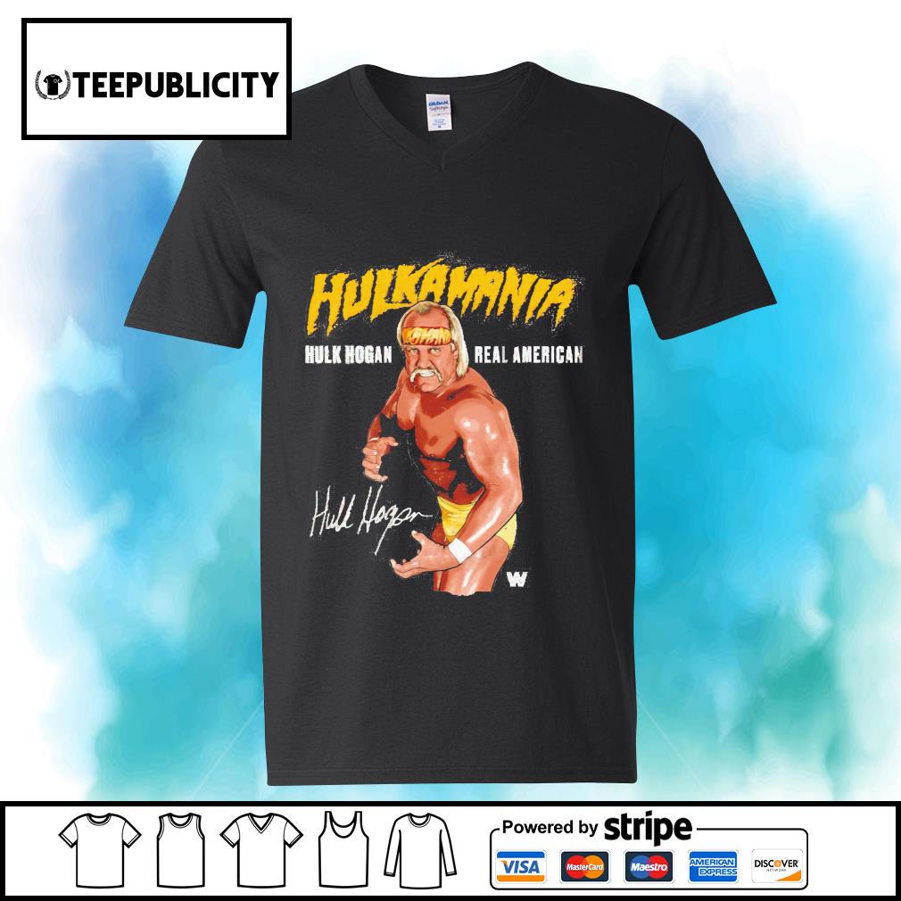 WWE Hulkamania Hogan real American signature hoodie, sweater, long sleeve and tank top