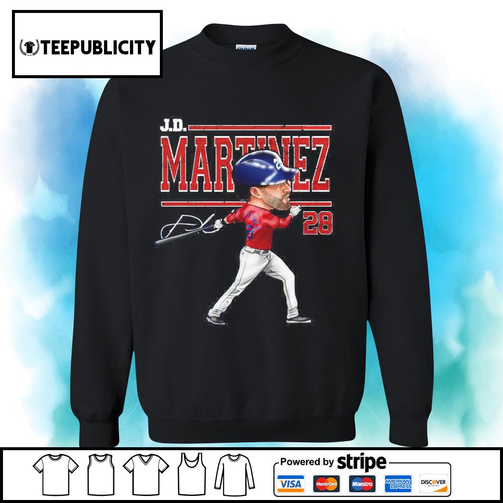 28 J.D. Martinez Boston baseball signature shirt, hoodie, sweater