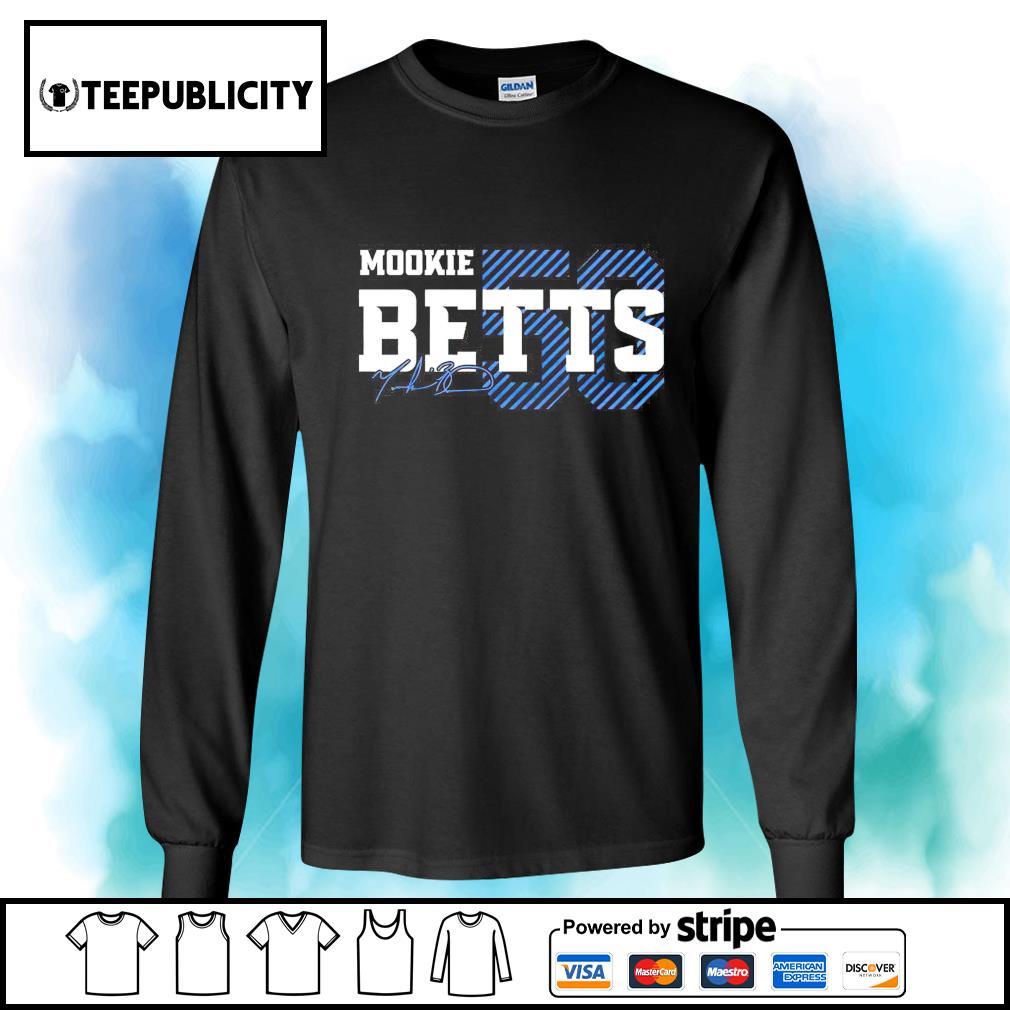  Mookie Betts Long Sleeve Tee (Long Sleeve, Small