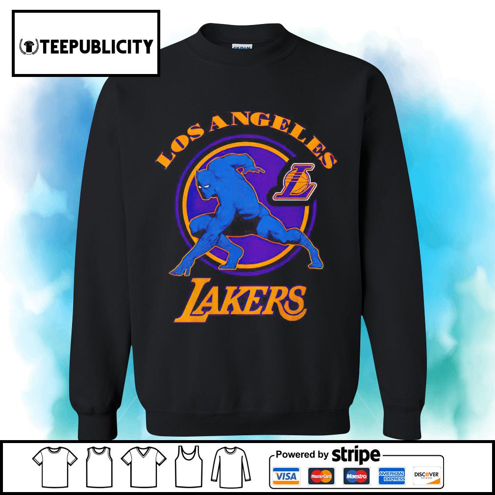 Marvel Black Panther Los Angeles Lakers NBA shirt, hoodie, sweater, long  sleeve and tank top