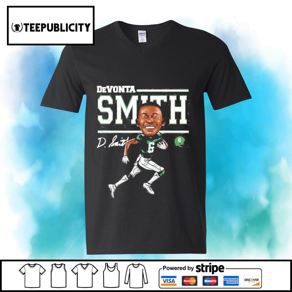 Philadelphia football DeVonta Smith cartoon signature shirt, hoodie,  sweater, long sleeve and tank top