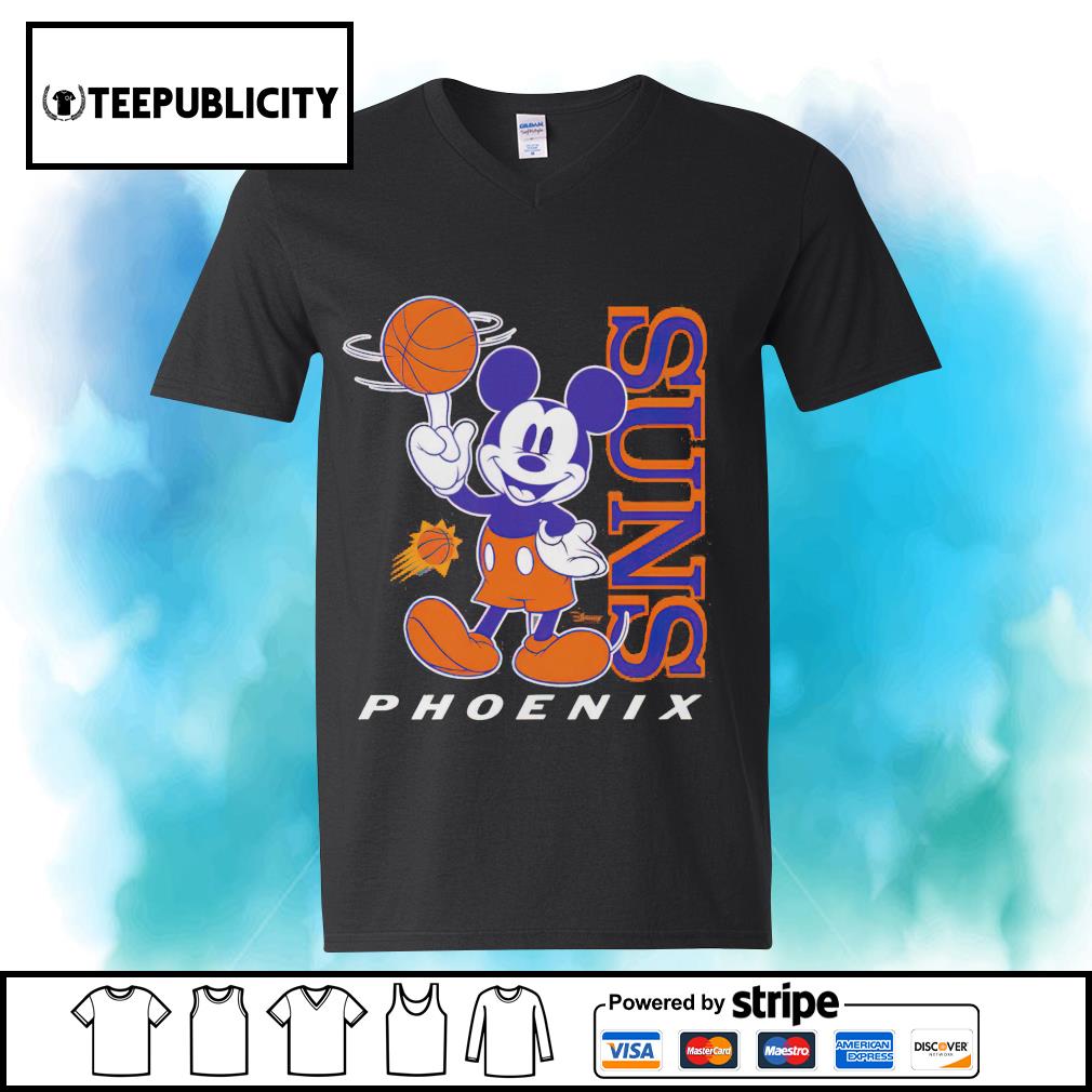 Phoenix Suns Junk Food Disney Mickey & Minnie 2020 2021 The Valley Shirt,  hoodie, sweater, ladies v-neck and tank top
