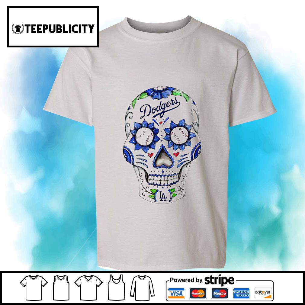 Official Los Angeles Dodgers Women's Sugar Skull Shirt, hoodie