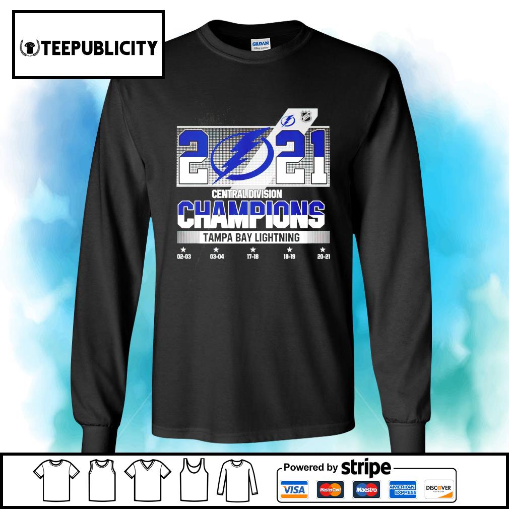 2021 Central Division Champions Tampa Bay Lightning shirt, hoodie, sweater,  long sleeve and tank top