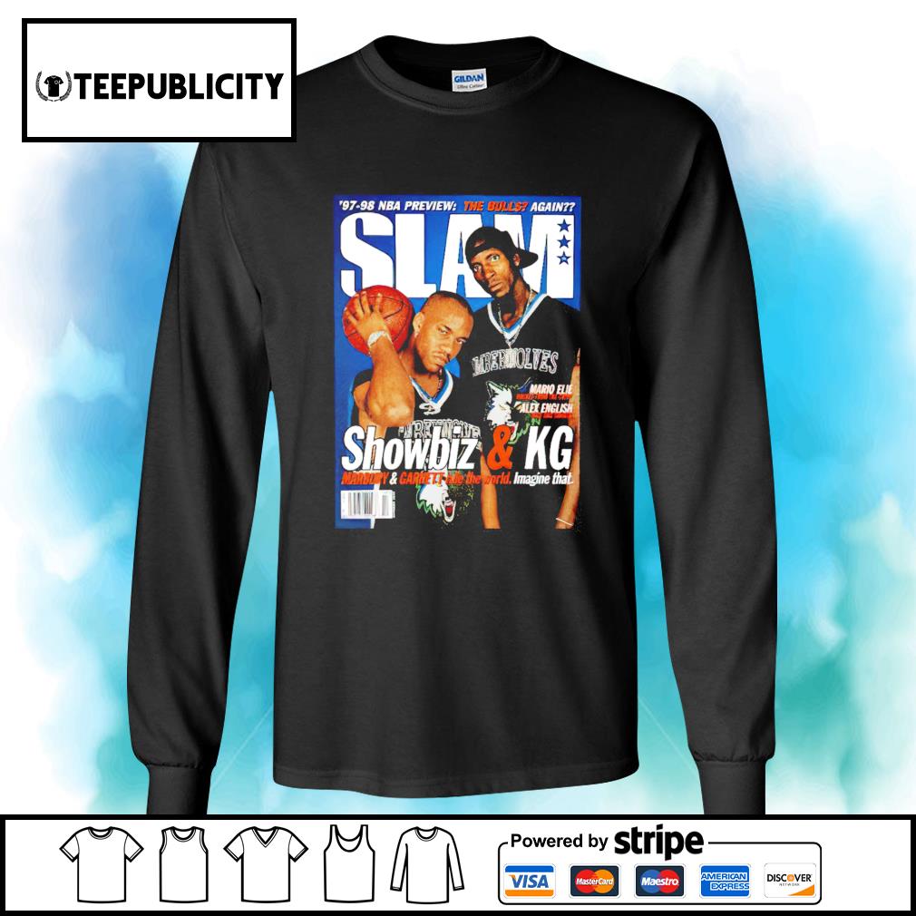 SLAM Cover - Stephon Marbury & Kevin Garnett T-shirt - teezill
