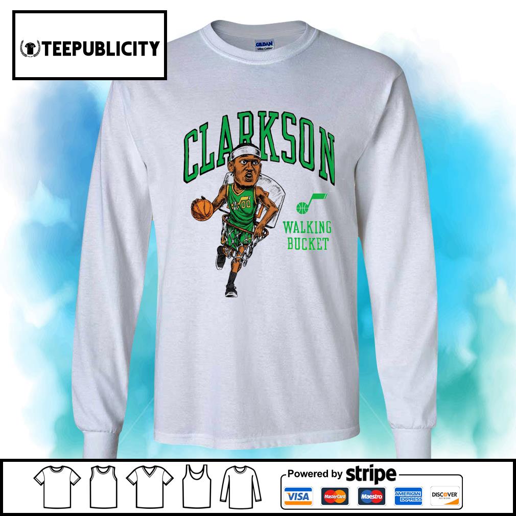 Official Jordan clarkson utah cartoon signature shirt, hoodie, sweater,  long sleeve and tank top