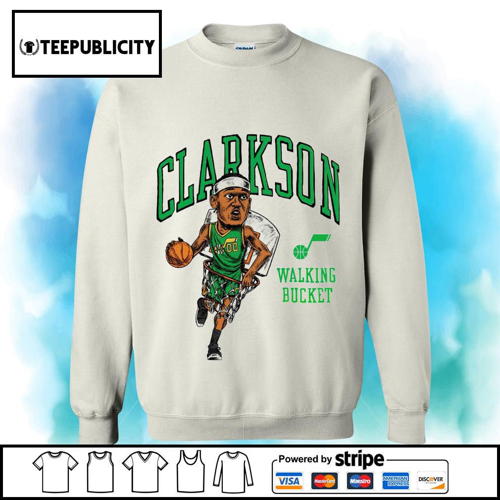 Official jordan Clarkson Utah Jazz Cartoon signature 2023 shirt, hoodie,  sweater, long sleeve and tank top