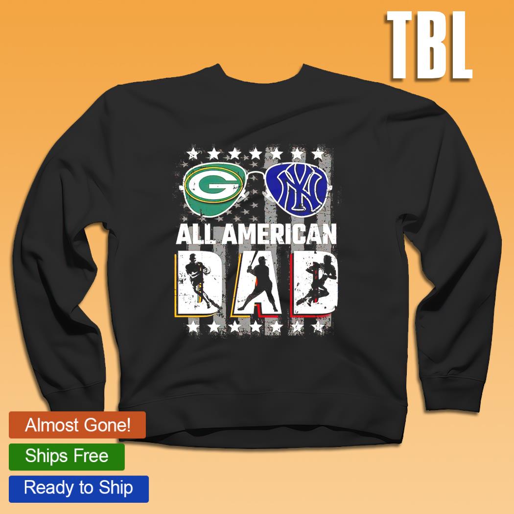 Green Bay Packers and New York Yankees all American Dad shirt