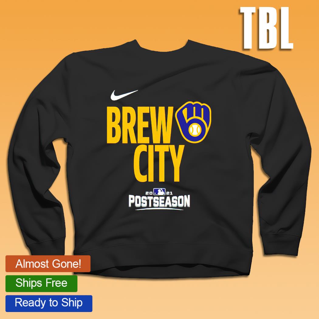 Milwaukee brewers brew city 2021 postseason shirt, hoodie, sweater, long  sleeve and tank top