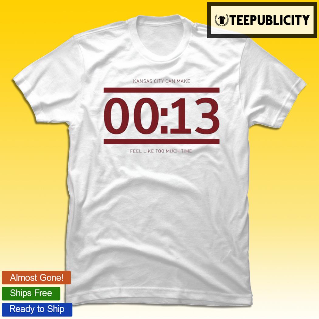 kansas city chiefs 13 seconds shirt