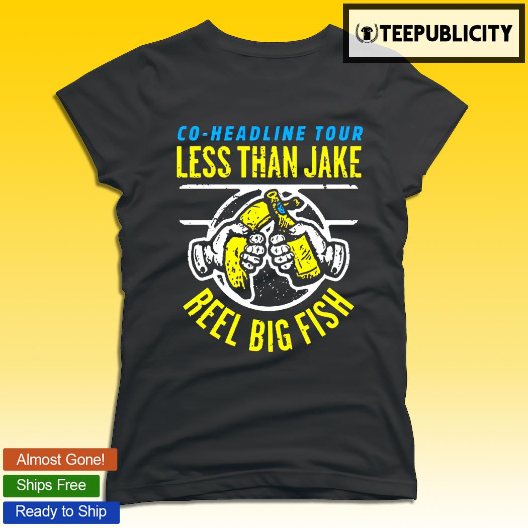 Co-headline tour less than Jake reel big fish logo shirt, hoodie, sweater,  long sleeve and tank top