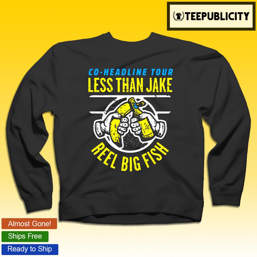 Co-headline tour less than Jake reel big fish logo shirt, hoodie