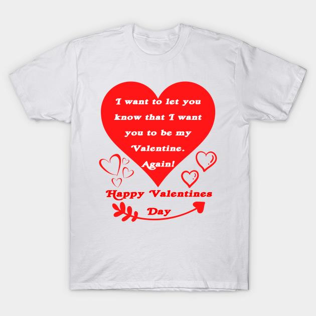 Ring tilbage grå Link Happy Valentines Day I want to let you know that I want you to be my  Valentine again T-shirt, hoodie, sweater, long sleeve and tank top