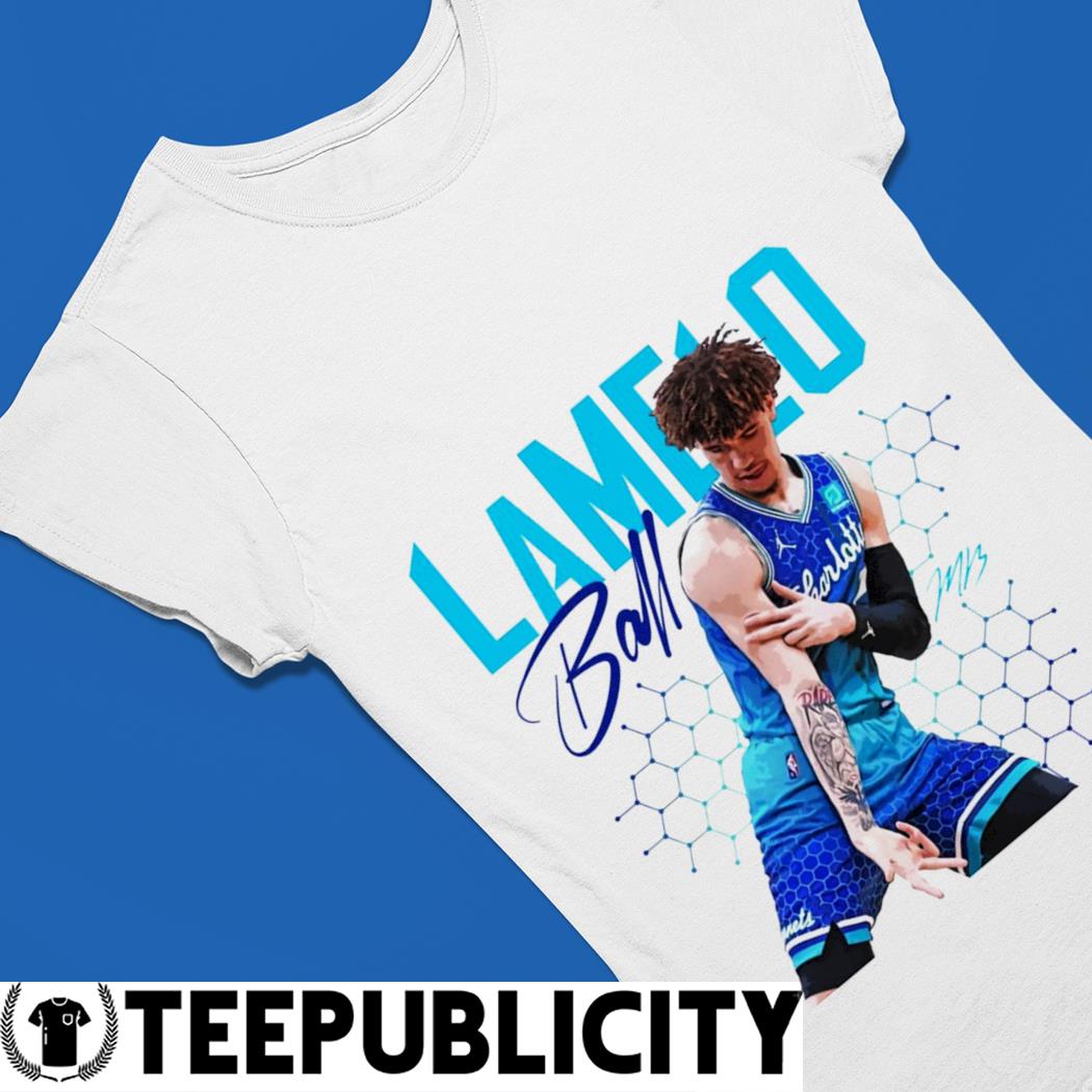 Charlotte Hornets Lamelo Ball tattoo hand signature shirt, hoodie, sweater,  long sleeve and tank top