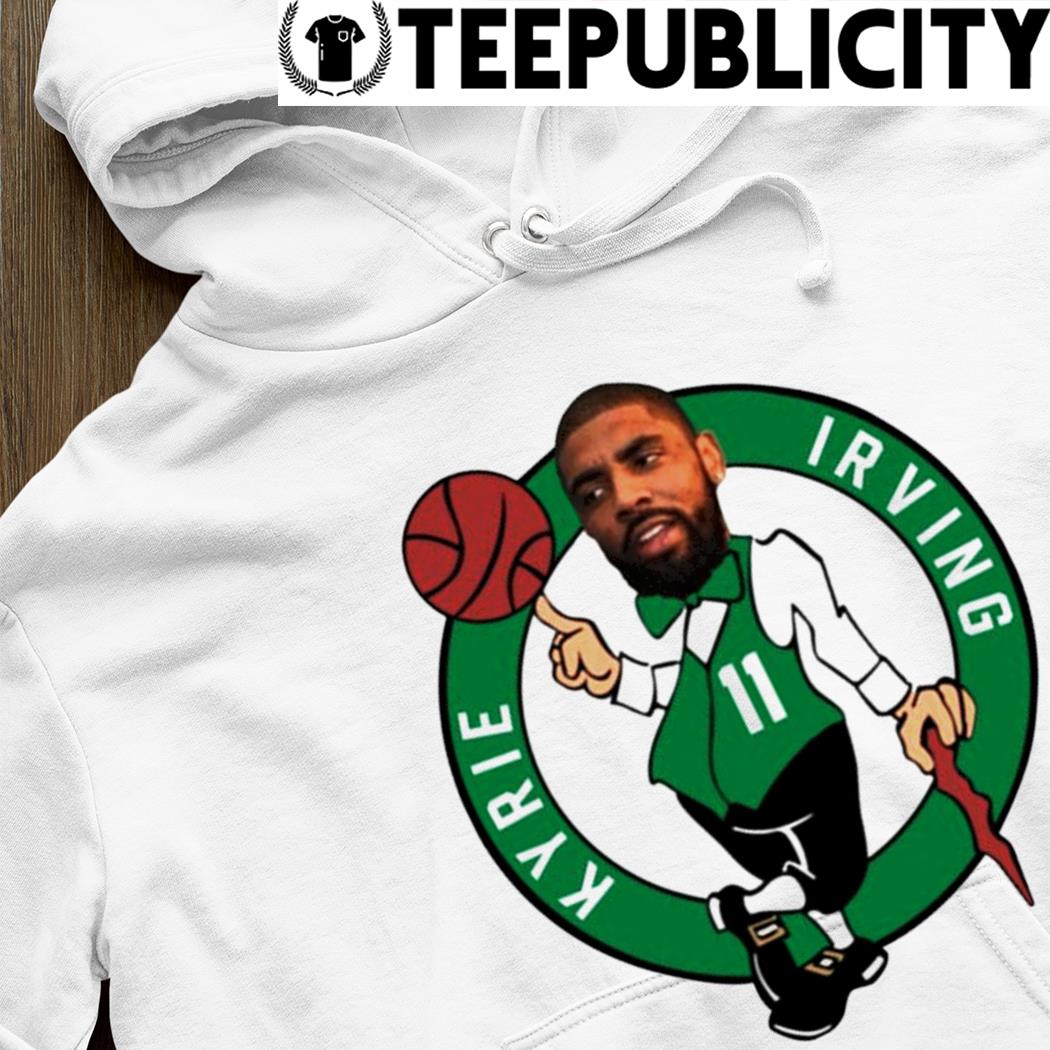 Funny kyrie Irving Boston Celtics fire cartoon shirt, hoodie