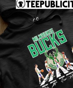 Milwaukee Bucks Giannis Antetokounmpo And Jrue Holiday Signatures Shirt,  hoodie, sweater, long sleeve and tank top