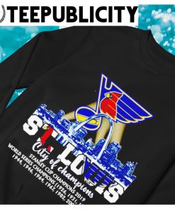 ST Louis City Of Champions Cardinals And Blues shirt, hoodie, sweater, long  sleeve and tank top