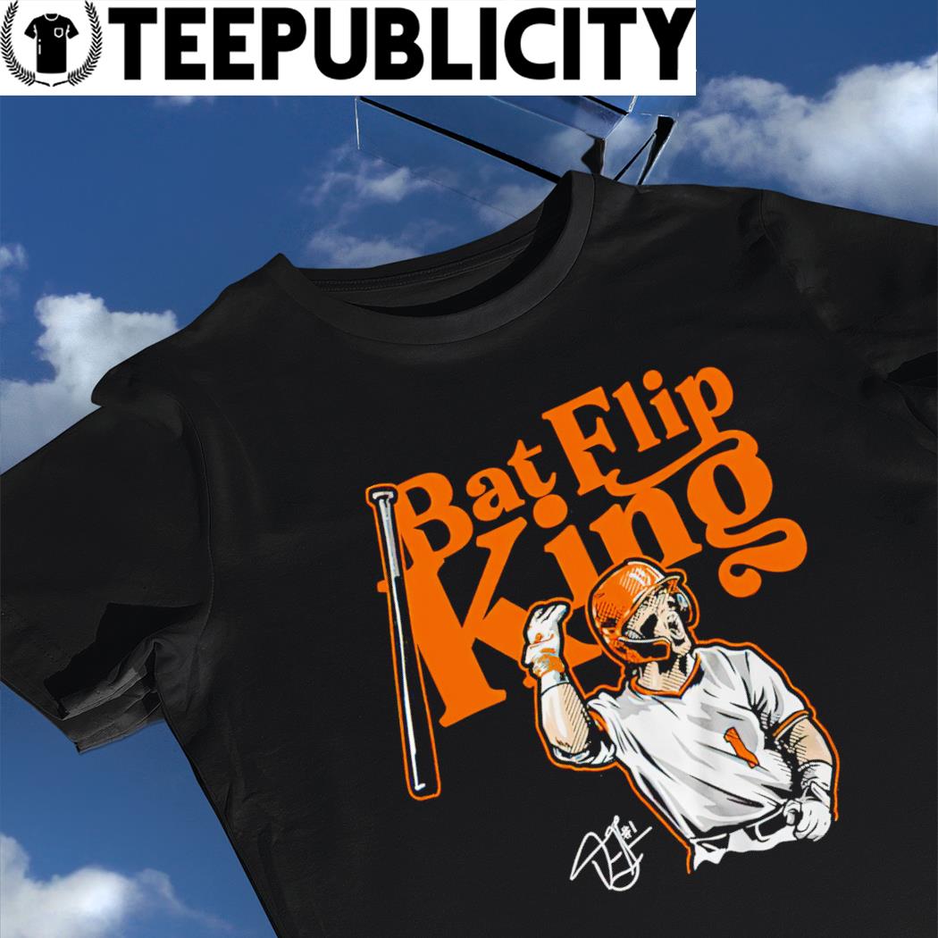 Buy now: Tennessee Vols baseball Drew Gilbert, Bat Flip King T-Shirt -  Rocky Top Talk