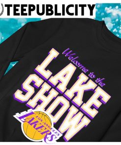 Los Angeles Lakers Fanatics Branded Welcome To The Lake Show Hometown  Collection T-Shirt - Black