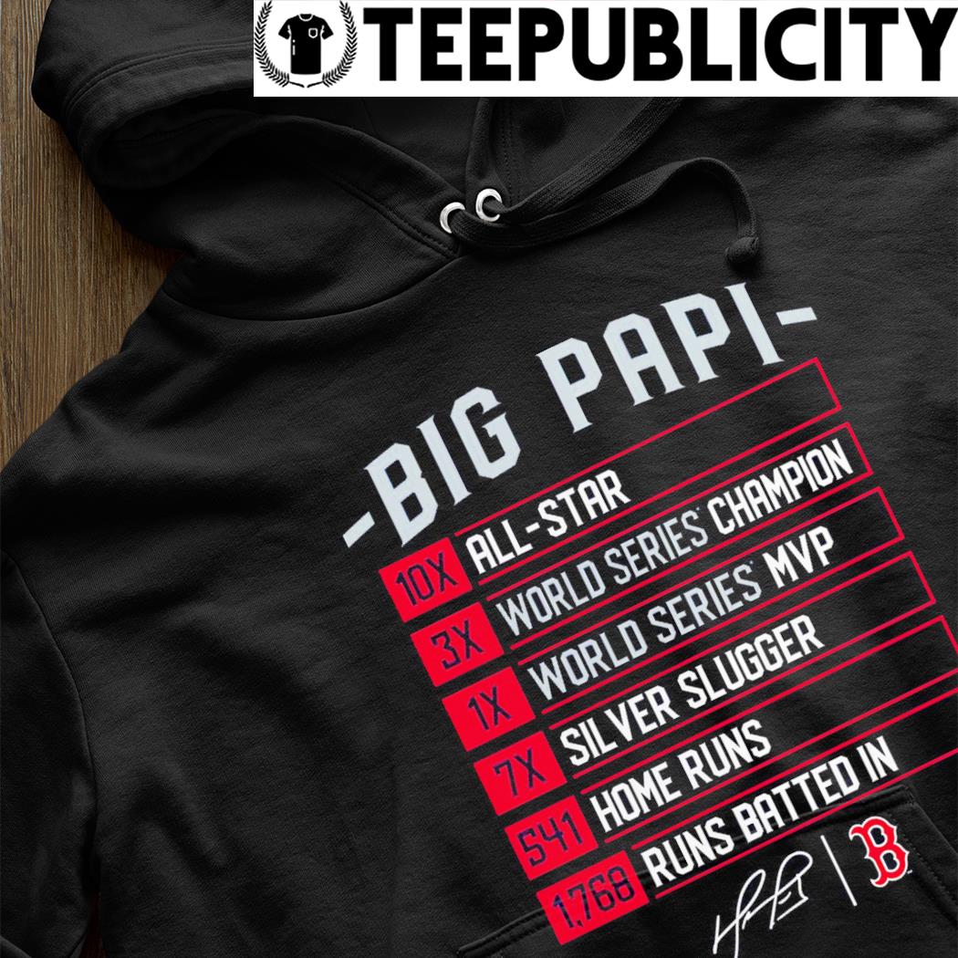 Boston Red Sox David Ortiz signature Big Papi shirt, hoodie, sweater, long  sleeve and tank top