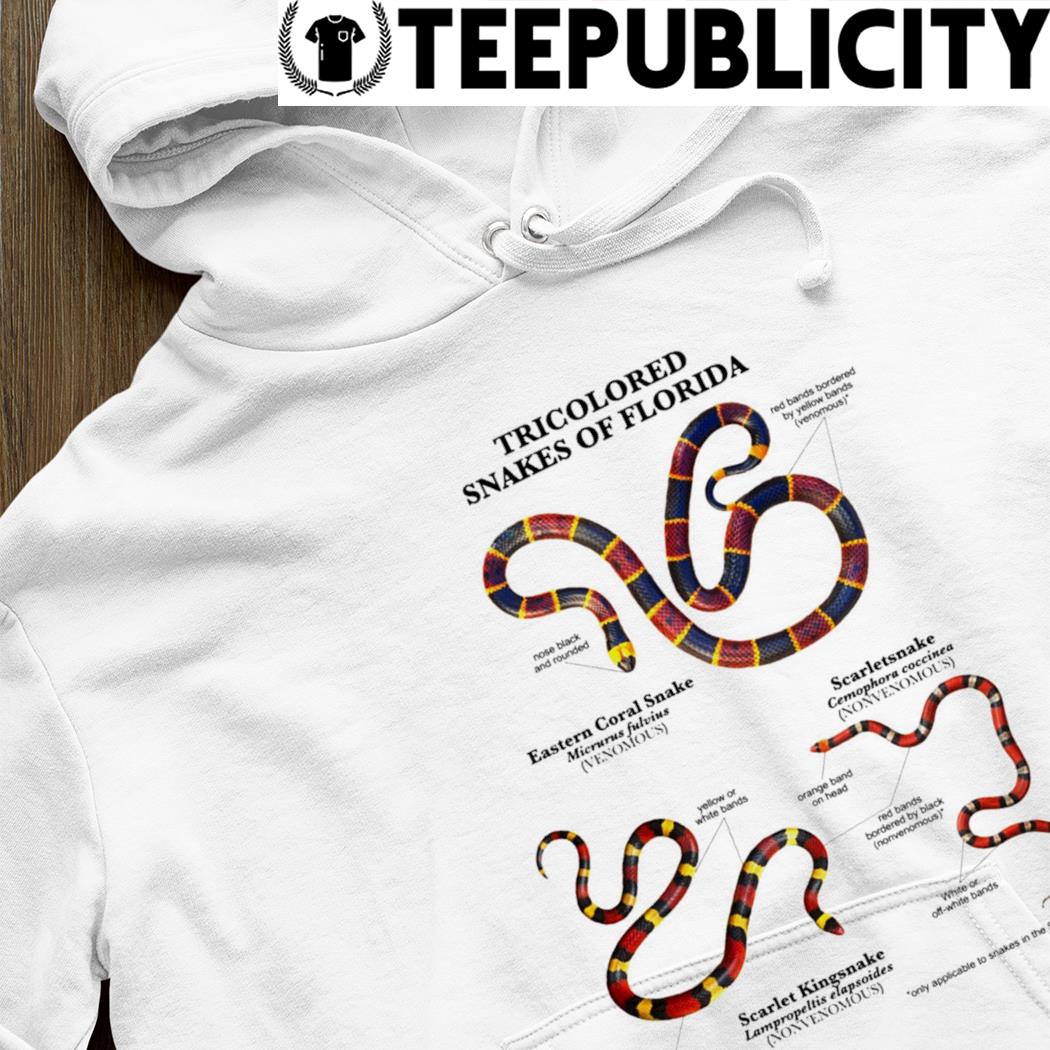 Tricolored snakes of Florida shirt, hoodie, sweater, long sleeve