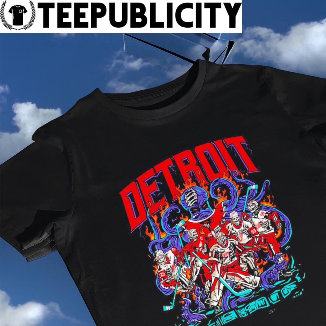Skeleton Detroit Red Wings shirt - Kingteeshop