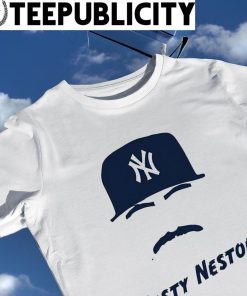 Nestor Cortes wearing Nasty Nestor New York Yankees face shirt
