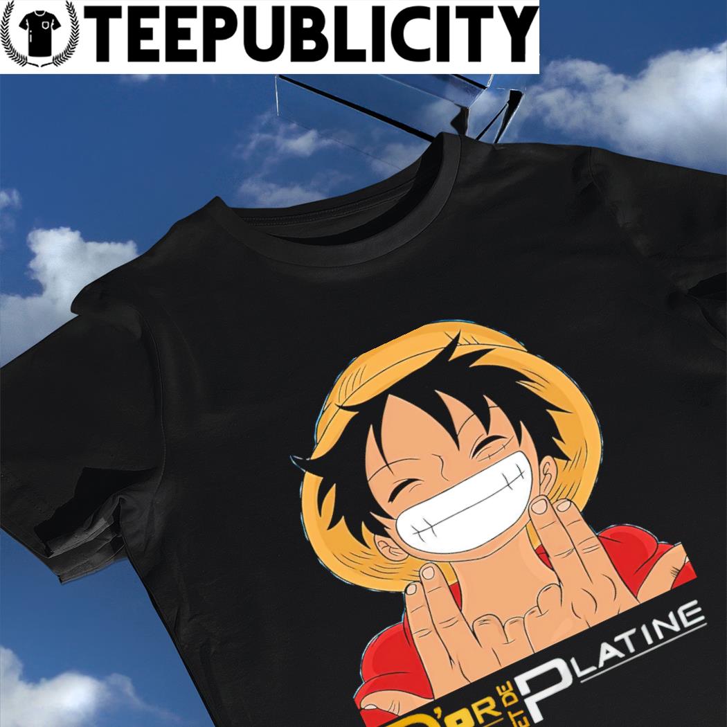 One Piece Luffy D or et de Platine shirt hoodie sweater long