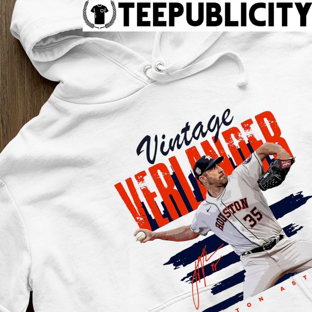 Justin Verlander 35 Houston Astros baseball player Vintage shirt, hoodie,  sweater, long sleeve and tank top