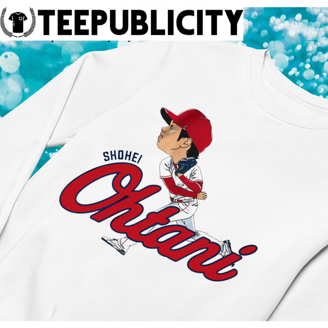 Los Angeles Angels Shohei Ohtani caricature chibi shirt, hoodie, sweater,  long sleeve and tank top