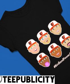 Baltimore Orioles Birdland Power co homerun emoji art shirt
