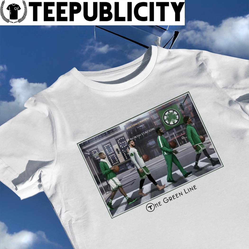 The Green Line Boston Celtics abbey road shirt - Dalatshirt