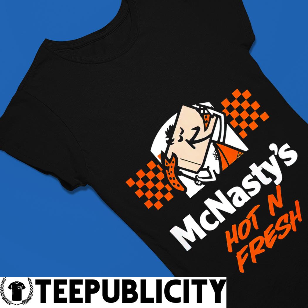 Mcnasty's hot N fresh Pizza logo shirt - Limotees