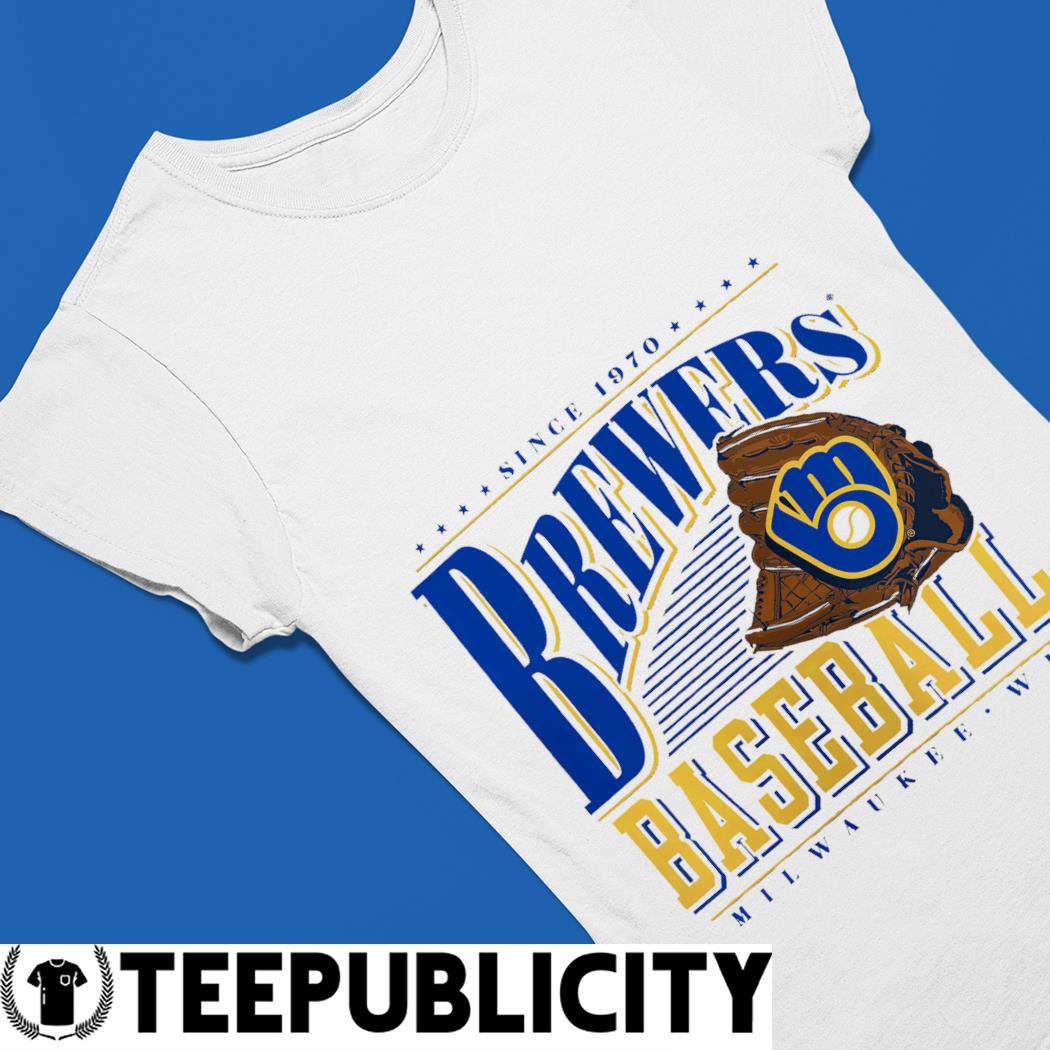 Milwaukee Brewers Youth Cooperstown T-Shirt - Light Blue