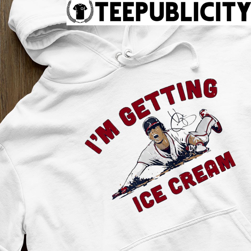 Vaughn Grissom Atlanta Braves I'm getting ice cream signature shirt,  hoodie, sweater, long sleeve and tank top