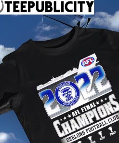 AFL Geelong Cats Football Club 2022 AFL Final Champions X4 2022 shirt