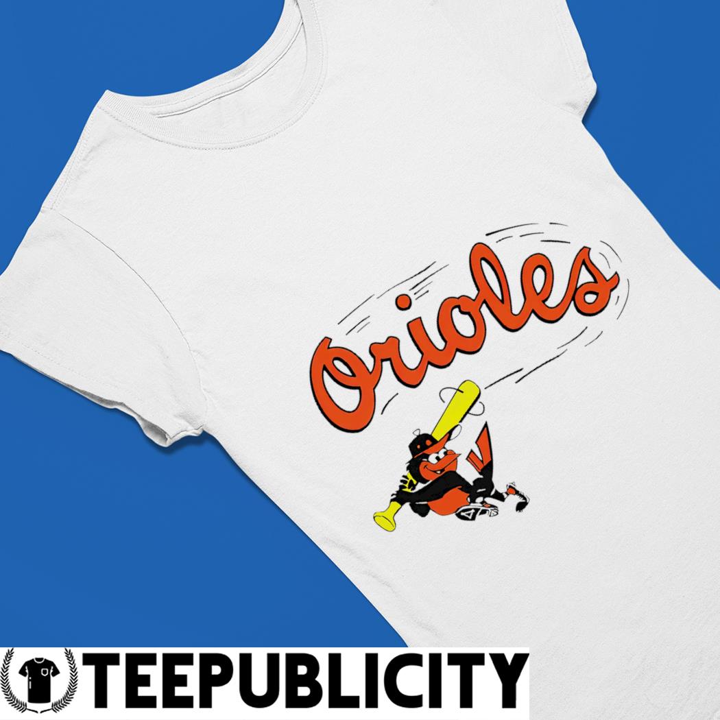 Womens 'Vintage Oriole Bird' Baltimore Favorites V-Neck T-Shirt