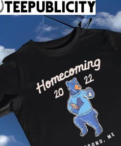 Black Bear Mascot homecoming 2022 shirt