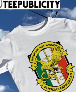 Call of Duty Weapons Hot Vaqueros Fuerzas Especiales logo shirt