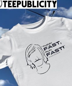 Chad Powers think fast run fast face art shirt