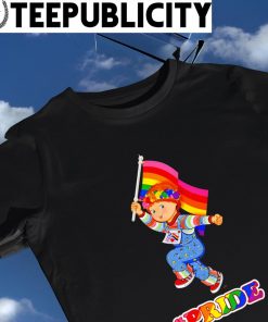 Chucky with LGBT Pride flag shirt