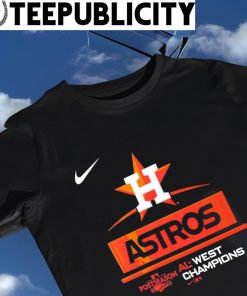 Houston Astros Nike Postseason AL West Division Champions 2022 shirt