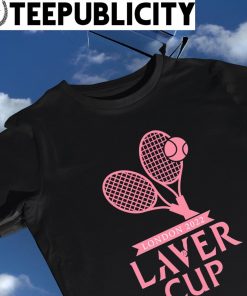 Laver Cup London 2022 Tennis pink logo shirt
