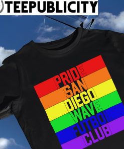 LGBT Pride San Diego wave Futbol Club flag shirt