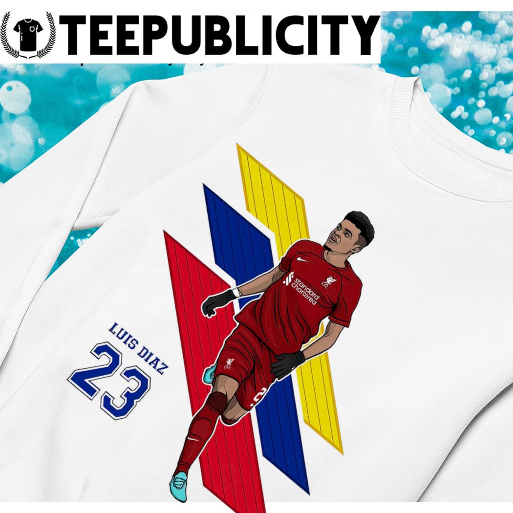 Liverpool FC Luis Diaz flag shirt, hoodie, sweater, long sleeve and tank top