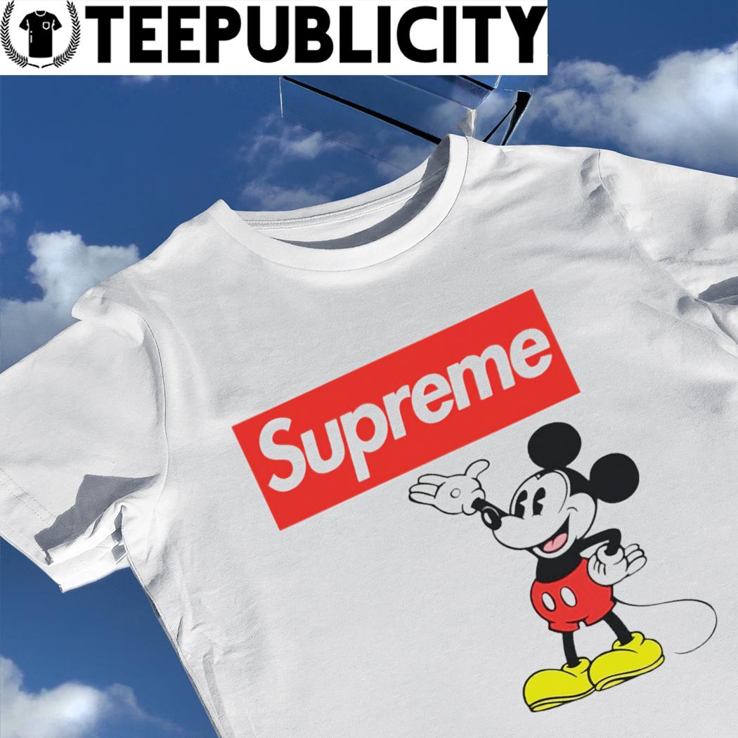 Supreme Louis Vuitton With Mickey Mouse Logo 3D T-Shirt - Shop trending  fashion in USA and EU