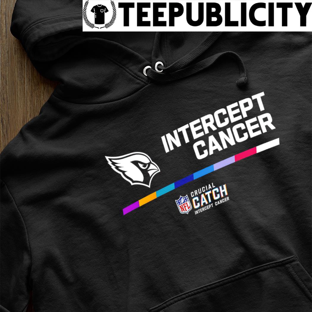 NFL Arizona Cardinals Crucial Catch Intercept Cancer T-Shirt